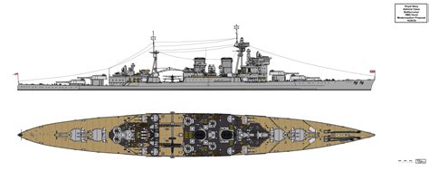 HMS Hood Modernization Proposal by Tzoli on DeviantArt