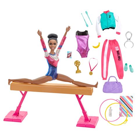 Barbie Gymnastics Playset with Doll - Walmart.com - Walmart.com