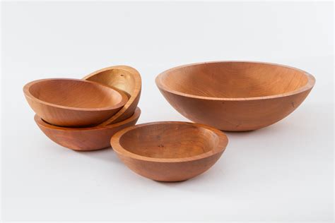 Large Wooden Salad Bowls, Deep Wood Serving Bowls | NH Bowl and Board ...