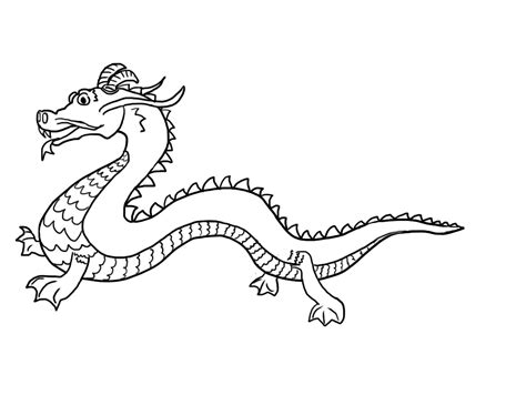 Free Printable Chinese Dragon Coloring Pages For Kids