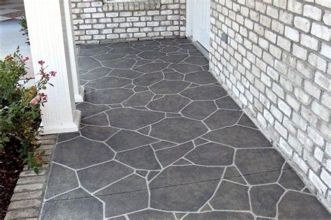 how to paint concrete to look like flagstone - Fidela Bivins