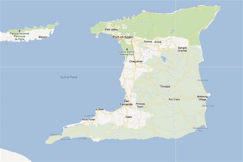 Port of Spain Map and Port of Spain Satellite Image