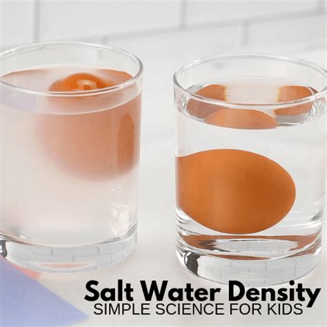 Salt Water Density Experiment - Little Bins for Little Hands | Science ...