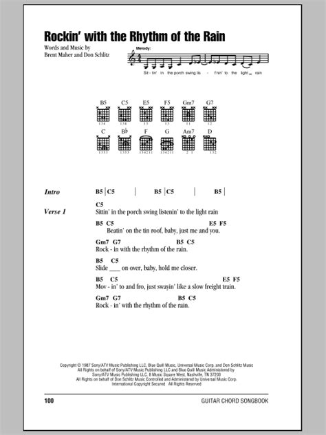 Rockin' With The Rhythm Of The Rain by The Judds - Guitar Chords/Lyrics - Guitar Instructor