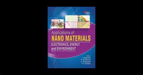 Applications Of Nano Materials: Electronics, Energy and Environment ...