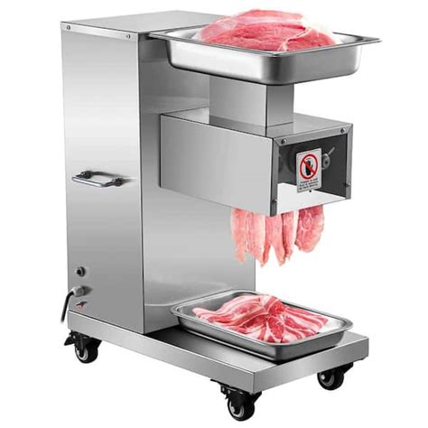 VEVOR Commercial Meat Cutter Machine 750 Watt Stainless Steel Electric ...