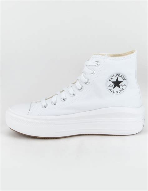 CONVERSE Chuck Taylor All Star Move Womens White Platform High Top ...