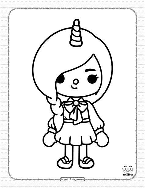 Toca Life Coloring Pages for Kids 37