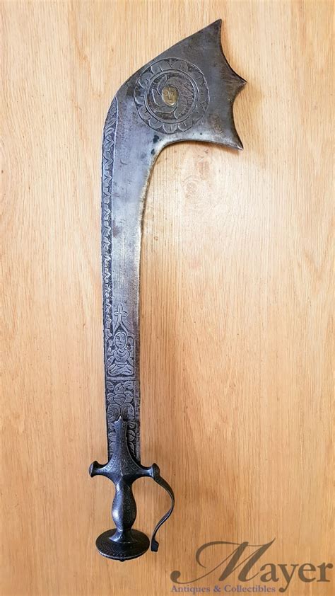 Indian Kora Sword With Tulwar Hilt - Mayer Antiques & Collectibles