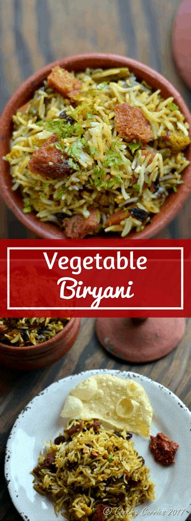 Vegetable Biryani - Kerala Style - Cooking Curries