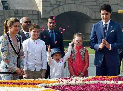 Justin Trudeau's youngest child Hadrien at his goofiest best in India ...