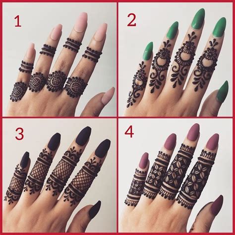 30+ Stylish and Elegant Finger Mehndi Designs | Finger henna designs, Mehndi designs for fingers ...