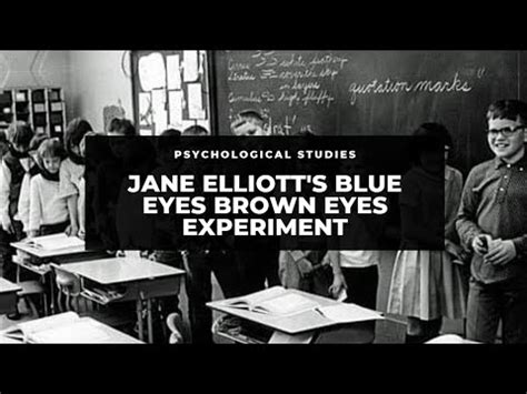 Jane Elliott's Blue Eyes Brown Eyes Experiment - YouTube