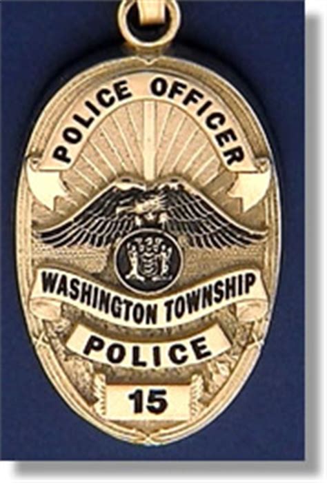 Washington Township, New Jersey Police Badge Charms