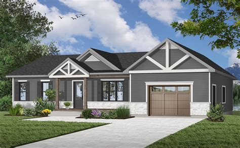 Rustic Bungalow Style House Plan 7368 Miranda 4 - Plan 7368