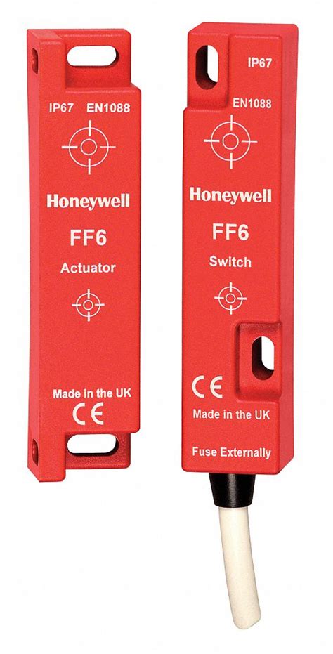 HONEYWELL MICRO SWITCH, 1.18 in Off Sensing Distance, Magnetically Actuated Safety Interlock ...