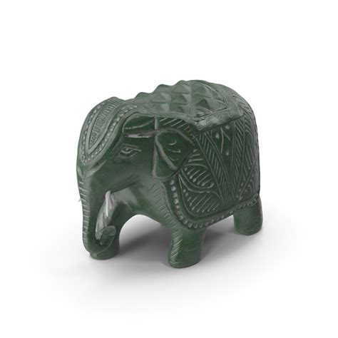 Elephant Statue Dark Green PNG Images & PSDs for Download | PixelSquid - S119164321