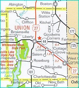 Union County Indiana Map - Get Latest Map Update