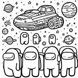 Among Us Galaxy coloring Page  Download Print Or Color Online For Free sketch template