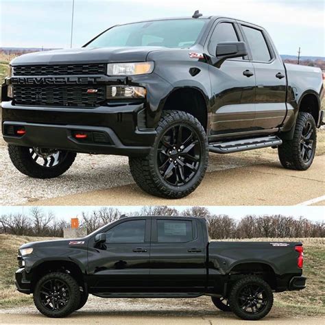 2019 Chevrolet Silverado Trail Boss equipped with a Fabtech 1.5" Lift Kit | Silverado truck, New ...