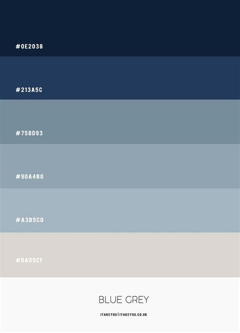 Dark Blue and Blue Grey Bedroom Colour Scheme | Blue gray bedroom ...