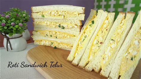 Resepi Roti Sandwich Telur | Idea Untuk Bekal - YouTube