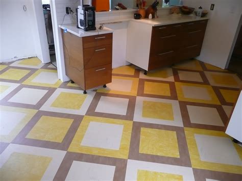 Custom Marmoleum tile installation completed by Interior Floor Designs ...