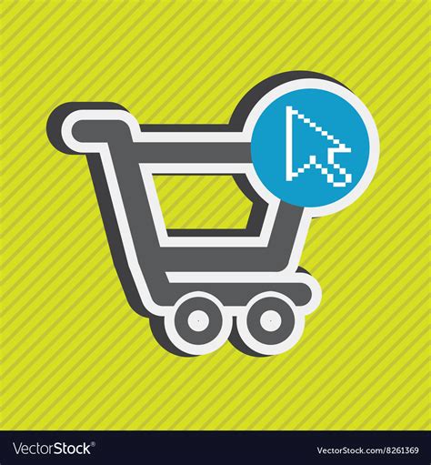 E-commerce icon design Royalty Free Vector Image