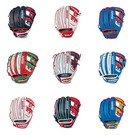 What Pros Wear Wilson WBC HEAT! 9 Countries Get Custom Gloves What Pros ...