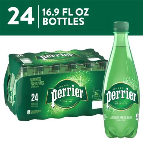 Perrier Sparkling Water, 24 bottles / 16.9 fl oz - Fred Meyer