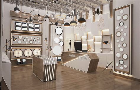 electric shop design \ninterior &exterior on Behance