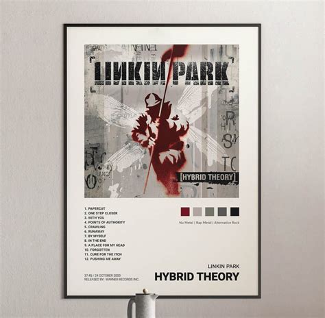 Linkin Park - Hybrid Theory Album Cover Poster | Architeg Prints