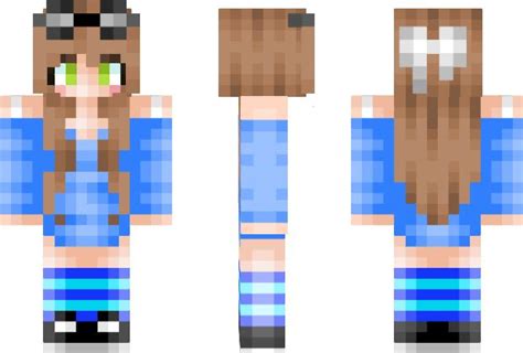 Gallery For > Girl Minecraft Skins Front And Back