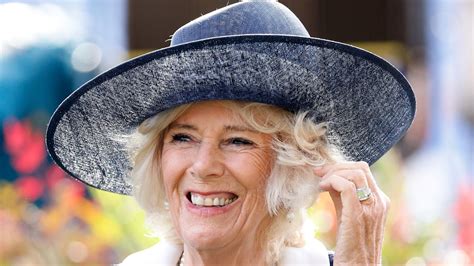 Queen Camilla is a modern Cinderella in glamorous powder blue suit | HELLO!