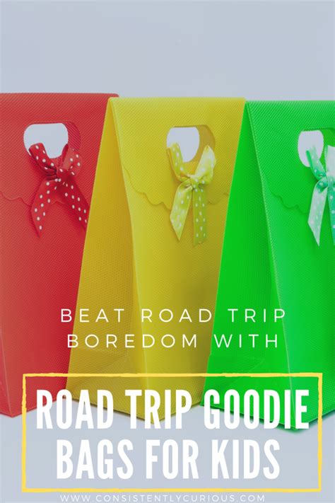 Road Trip Goodie Bags For Toddlers, Kids, and Adults