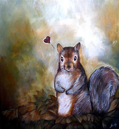 Heart Squirrel by Rubysnuff on deviantART