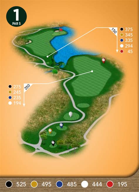 Course Layout - Tiffany Greens Golf Club