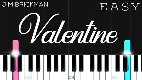 Jim Brickman - Valentine ft. Martina McBride | EASY Piano Tutorial - YouTube