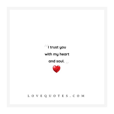 I Trust You - Love Quotes