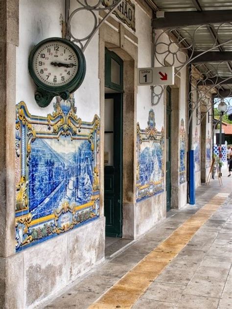 Pinhao train station-Portugal | Train station, Portuguese tiles, Portugal