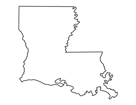 Printable Louisiana Template | Stencils printables templates, Printable patterns, Louisiana art