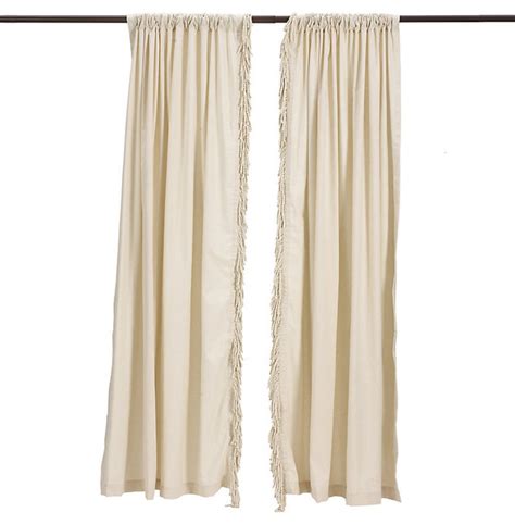 Bullion Fringe Panel - Traditional - Curtains - by Ballard Designs