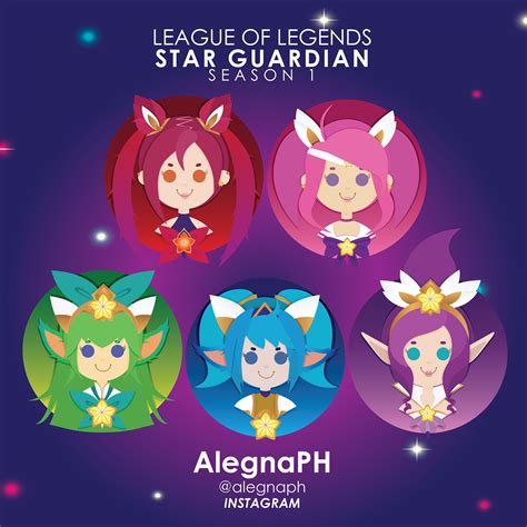 League of Legends Star Guardian Vector Icon on Behance