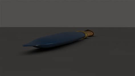 Fantasy Blue Sword 3D model - TurboSquid 1835322