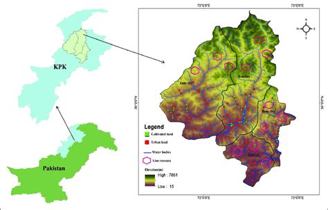 Map of Malakand division, Pakistan showing administrative details and... | Download Scientific ...