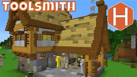 How To Build a Toolsmith House in Minecraft Tutorial - YouTube