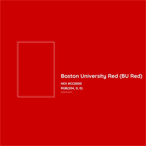 About Boston University Red (BU Red) Color - Color codes, similar colors and paints - colorxs.com