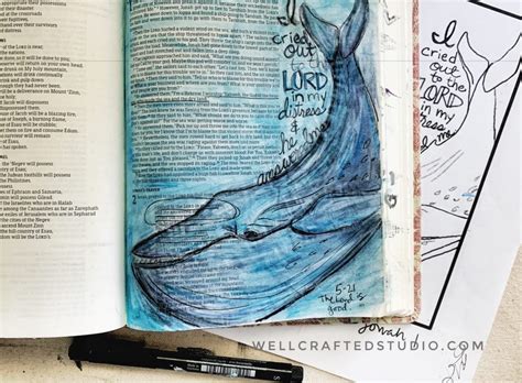 Bible Art Journaling Tutorials and Projects - Well Crafted Studio