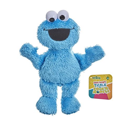 Sesame Street Little Laughs Tickle Me Cookie Monster, Talking, Laughing ...