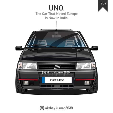 Fiat Uno Wallpaper | Fiat Uno Turbo | Hot Hatch Automotive Art | Car Illustration | Car Design ...